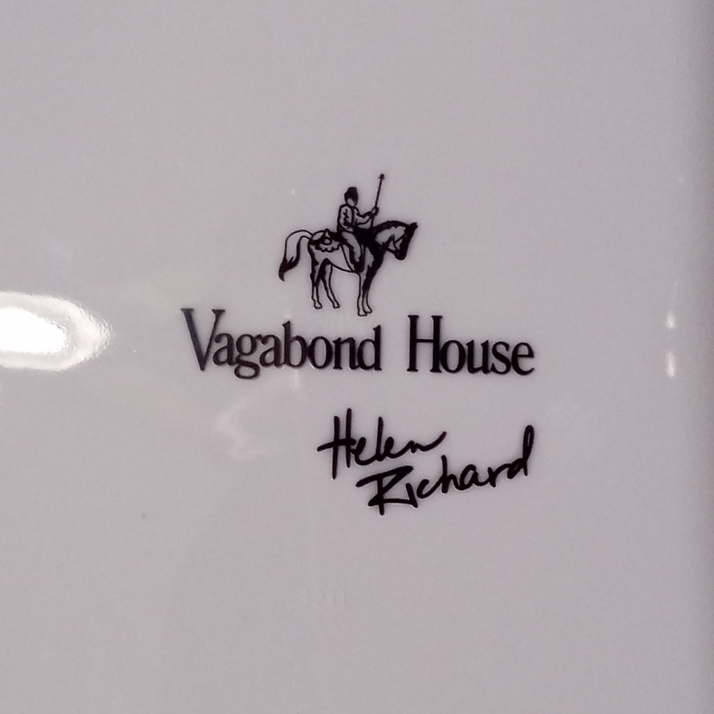 Seahorse Serving Platter 14 inches  Helen Richard Design Vagabond House. - Picture 3 of 4